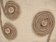 Pouf DIMAN Jute Weiß_937370