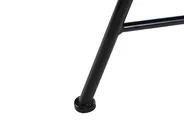 Bistro Set klappbar COMISO Metall Schwarz / Weiß_982152