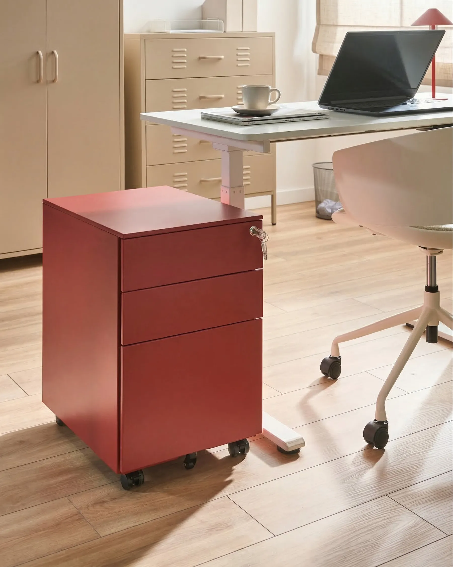 Storage Unit CAMI Metal Red_783372