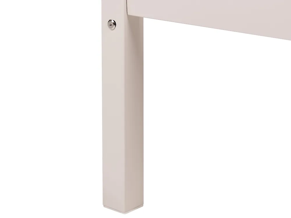 Himmelbett Metall LESTARDS 140 x 200 cm Hellbeige_1165315