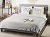 Kuscheldecke GELIK 180 x 200 cm Hellgrau