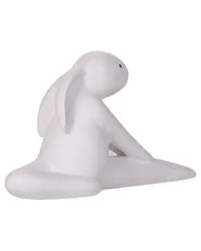 Dekofiguren 3er Set Hase BREST Keramik Weiß_798713