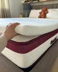 Memory Foam Mattress Topper DAZZEL 140 x 200 cm (EU Double)_1052444