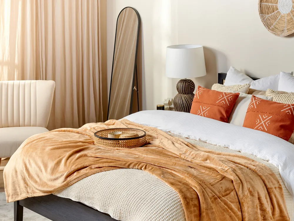 Kuscheldecke BAYBURT 150 x 200 cm Sandbeige