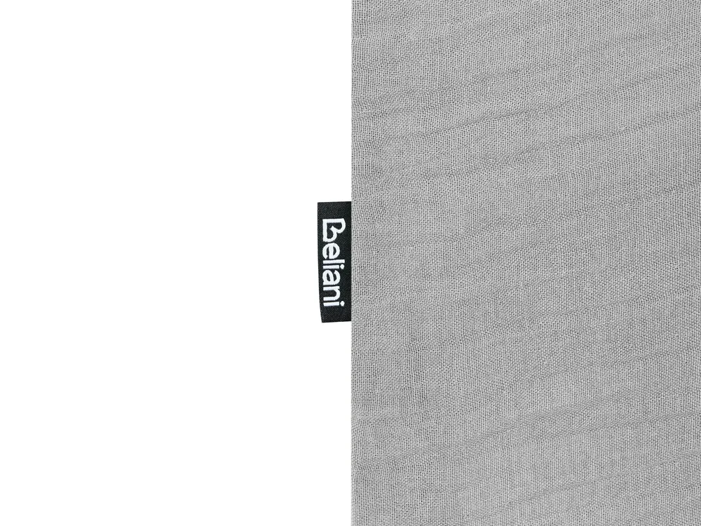 Bettwäsche-Set SUMNER 150 x 200 cm Baumwollmusselin Hellgrau_1060089