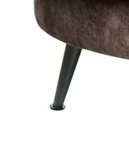 Armchair KJAER Chenille Dark Brown_1006620