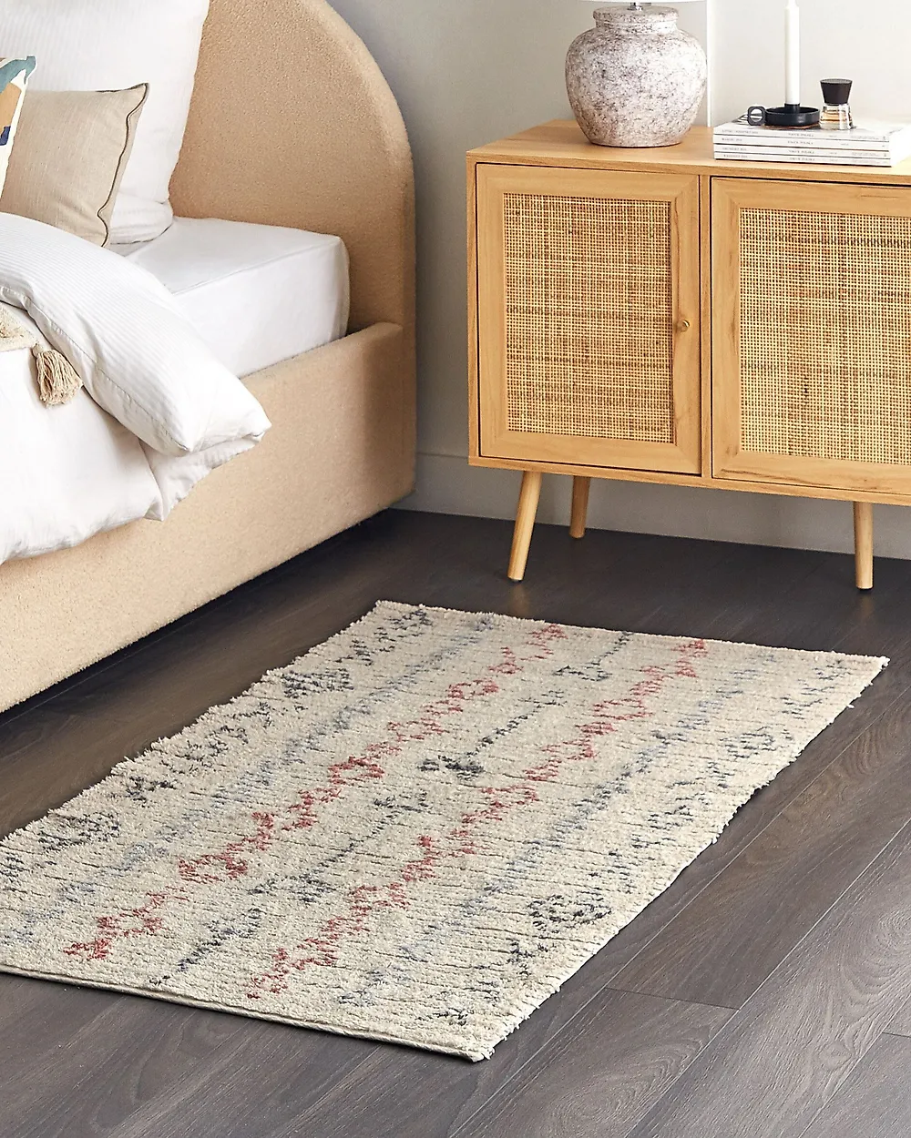 Rug DISPUR Beige 80 x 150 cm Cotton_1183596