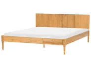 Bett mit Lattenrost Kiefernholz AMBAZAC 180 x 200 cm Hellbraun_1118715
