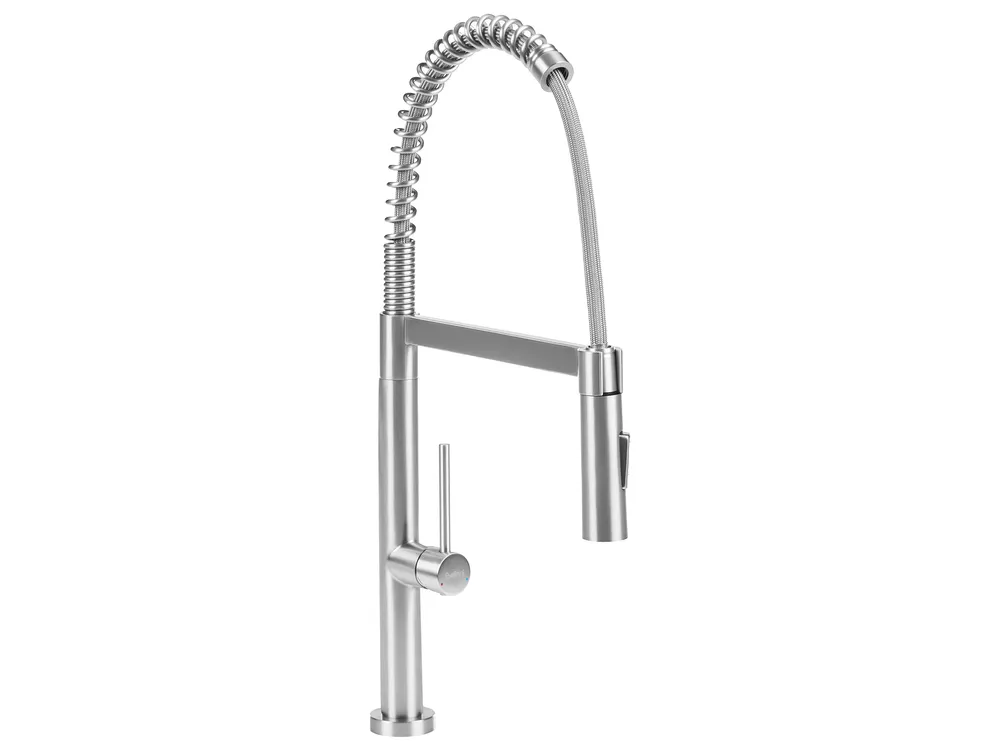 Küchenarmatur mit flexiblem Auslauf ATCAMA Silber