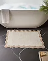 Badematte NANGAL Braun / Beige 60 x 90 cm Baumwolle