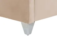 Bed Velvet LUBBON 140 x 200 cm (EU Double) Beige_899022