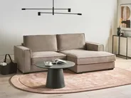 Corner Sofa KOLDING Fabric Taupe Left Hand_1035454