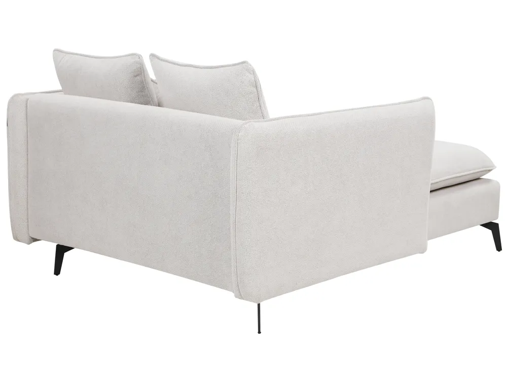 Chaise Longue CHARMES Fabric Light Beige_894549