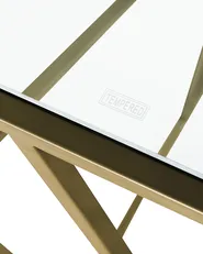 Console Table ORLAND Glass Gold_744304