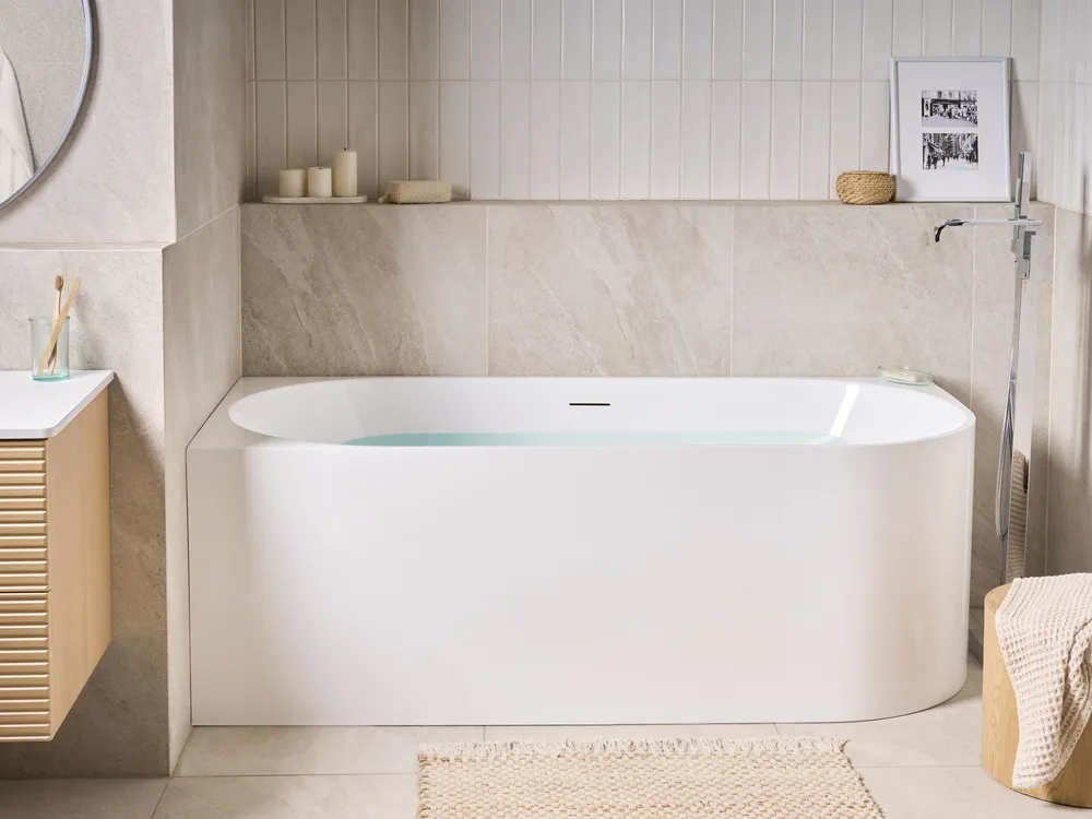 Corner Bath PORTINHO 1700 x 800 mm White Right Hand_1036831
