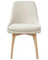 Set of 2 Dining Chairs MELFORT Fabric Off-White_958089