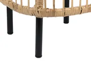 Outdoor Couchtisch CESENATICO 67 cm 67 cm Rattan Naturfarben_873251