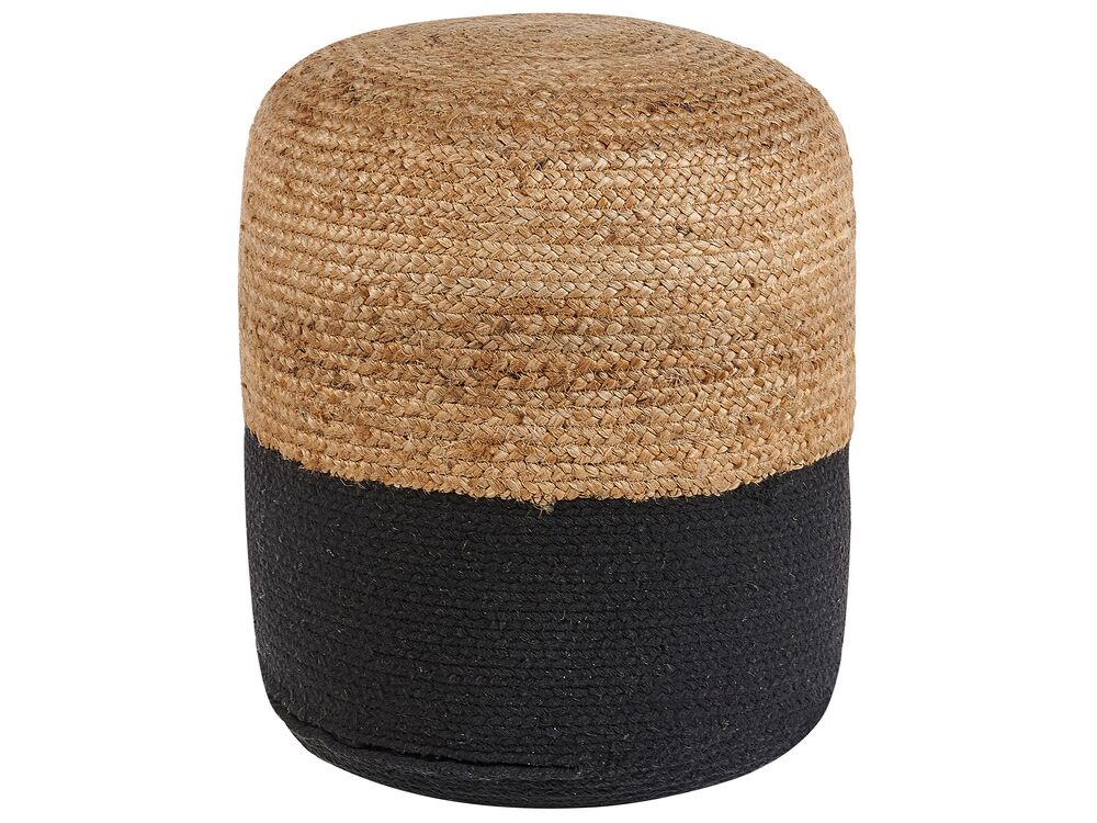 Pouffe DALAMA Jute Black