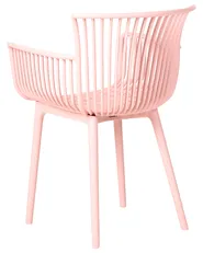 Set of 4 Garden Chairs PESARO Pink_984530