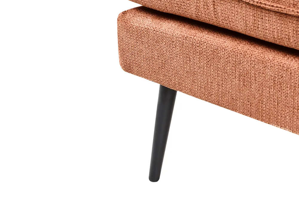 Right-Hand Chaise Longue YERRES Fabric Orange_1003724