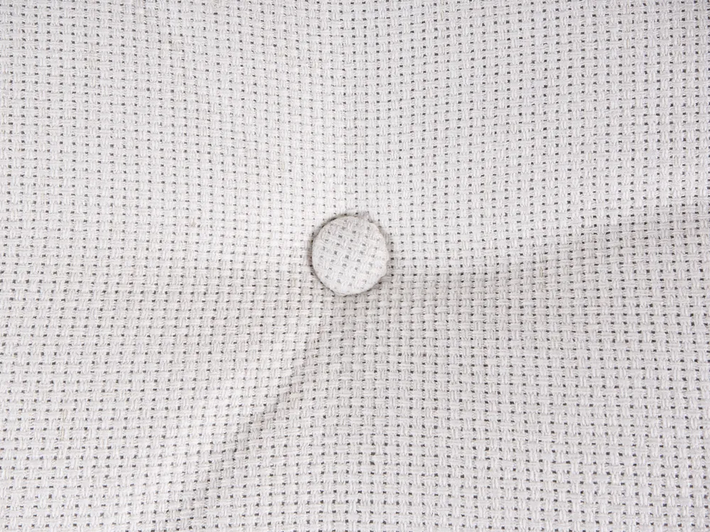 Sofa Bed 3 Seater YILA Fabric White_1056290