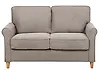 Sofa 2-Sitzer RONNEBY Stoff Hellbraun