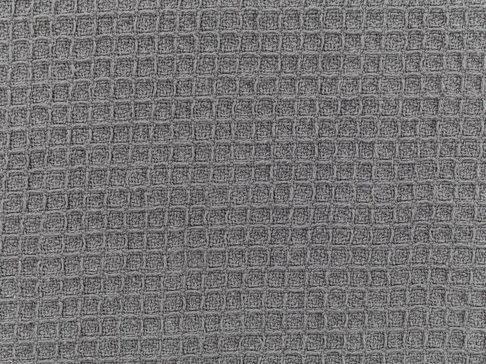 Tagesdecke RAGALA Baumwolle 200 x 220 cm Dunkelgrau_915512
