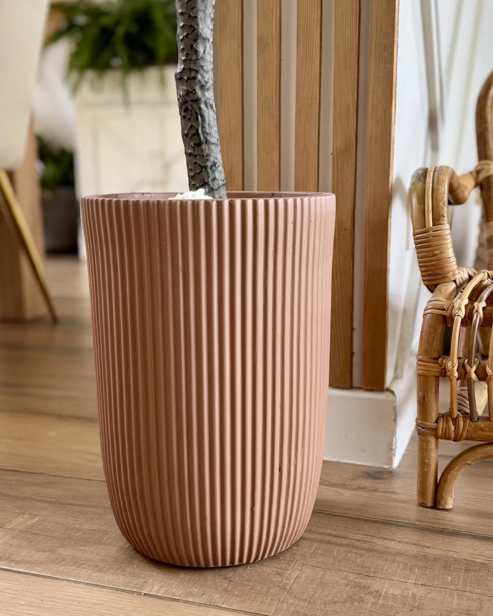 Blumenkübel EANTIO 25 cm Braun_1063162