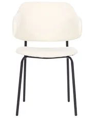 Set of 2 Dining Chairs KENAI Light Beige_874451