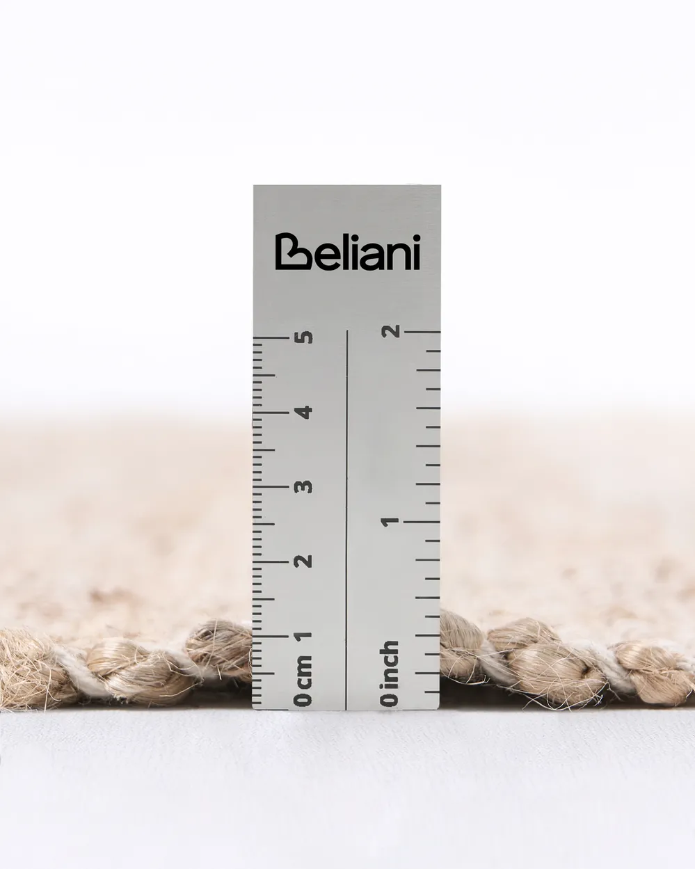 Teppich AMRAVATI Beige / Grün 160 x 230 cm Jute_1040099