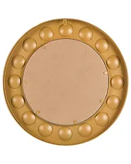 Wandspiegel ANHELO 63 cm 63 cm Glas Gold_1182534