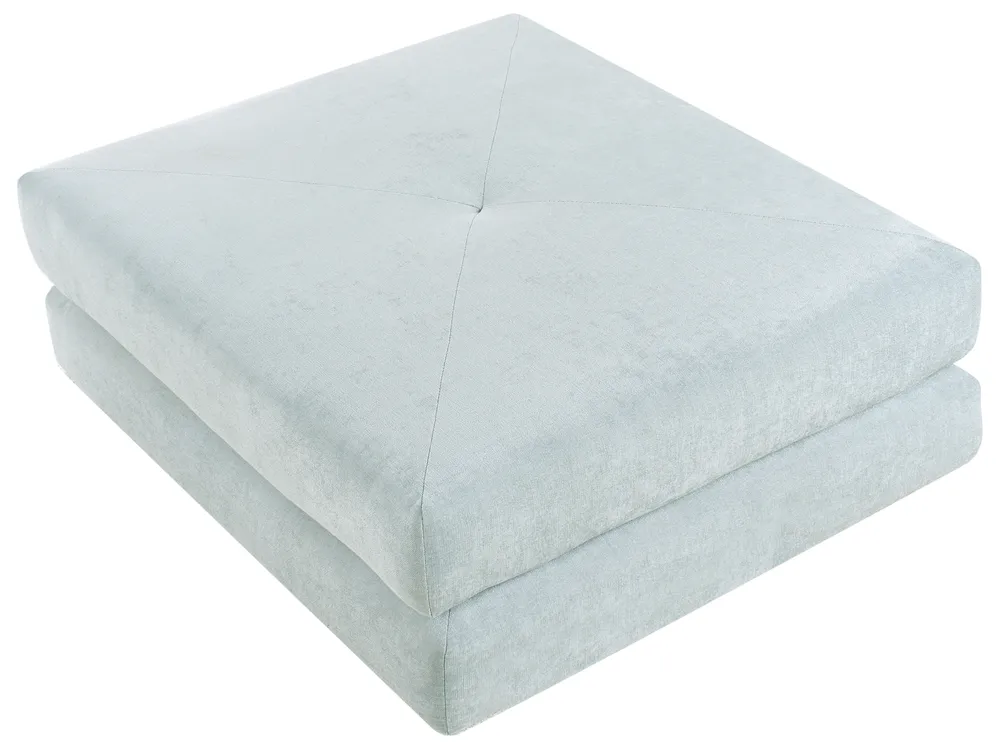 Single Sofa Bed OLDEN Chenille Light Blue_980881