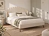 Bed Boucle AMBILLOU 160 x 200 cm (EU King Size) Beige
