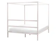 Himmelbett Metall LESTARDS 160 x 200 cm Hellbeige_1165347