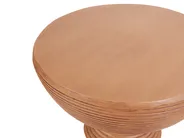 Beistelltisch CALDARO 40 cm 40 cm Holzoptik Braun_918884