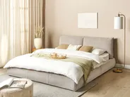 Wasserbett Cord VINAY 180 x 200 cm Taupe_881129