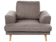 Sofa Set 4-Sitzer KILDAL Stoff Braun_1058464