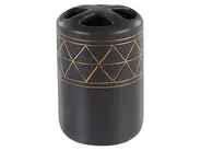 Badaccessoires Set 5-teilig LANCO Keramik Schwarz_788535