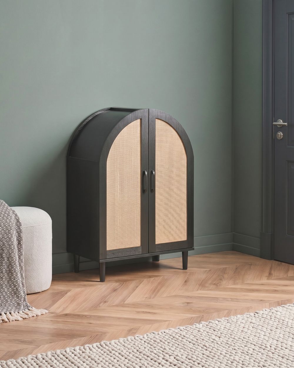 Shoe Storage Cabinet BICHENO Black