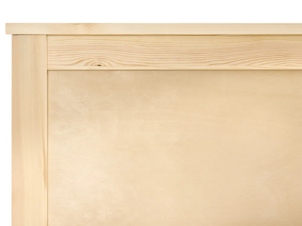 Bett mit 4 Schubladen DAUPHIN Kiefernholz Hellbraun 90 x 200 cm_1059923