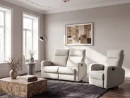 Recliner Chair VERDAL with Footrest Velvet Beige_1081150
