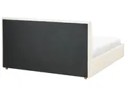 Bett mit Schubladen SOUTRIN Bouclé Cremeweiß 180 x 200 cm_993509