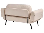 Schlafsofa 2-Sitzer DOROTEA Bouclé Beige_1071507