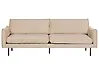 Sofa 3-Sitzer VINTERBRO Samtstoff Beige