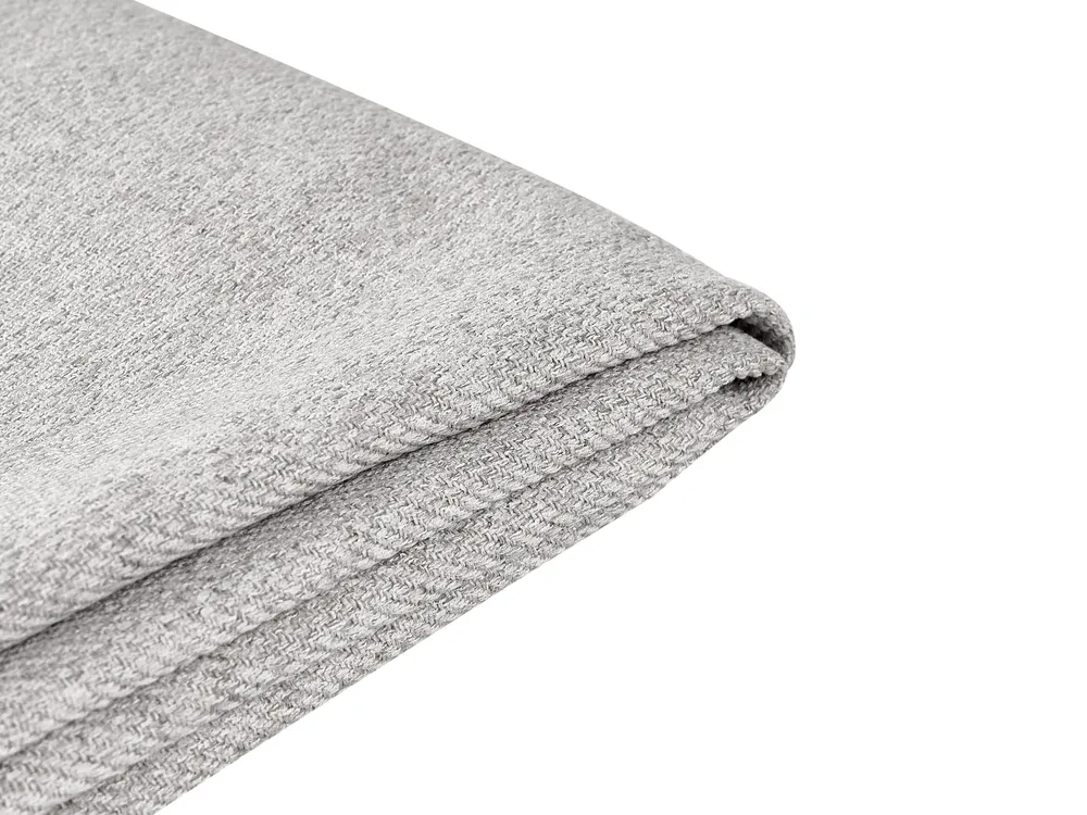Boxspringbett ohne Kopfteil Stoff COUNTESS 160 x 200 cm Hellgrau_979034