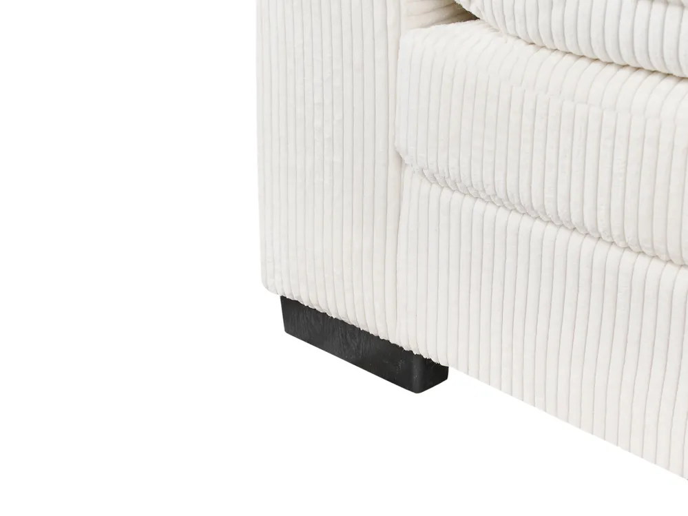 Sofa 2 Seater TIRRO Corduroy White_971171