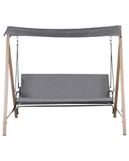 Hollywoodschaukel BONAGIA Metall Grau_1001131