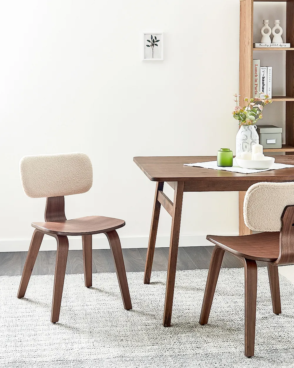 Esszimmerstuhl 2er Set LUCINDA Holz Dunkelbraun_1172320