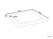 Duschwanne AMPAY 90 x 90 x 5 cm Weiß_943972