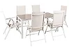 Gartenmöbel Set 6-Sitzer CATANIA Metall Beige